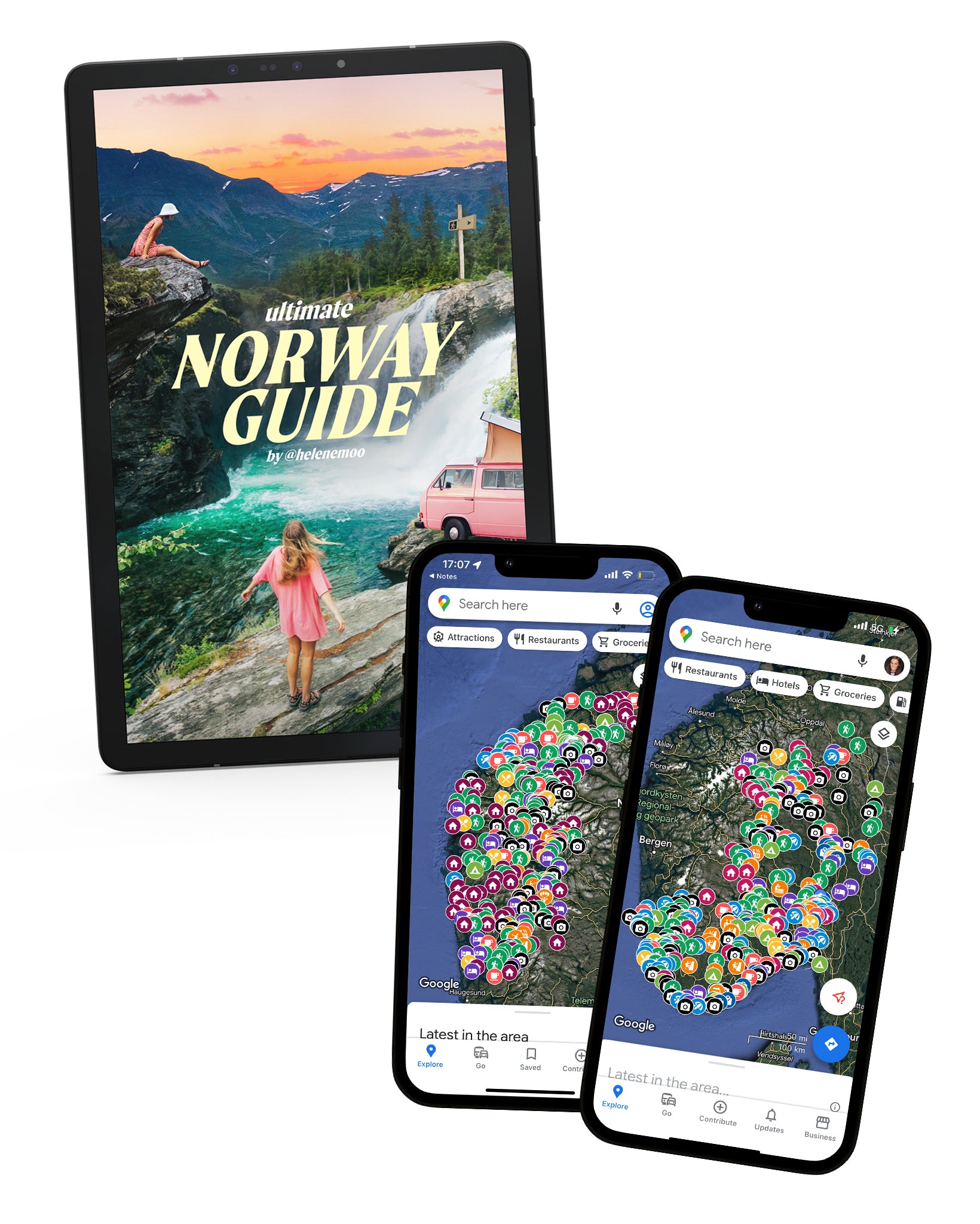 Norway Guide + digital maps
