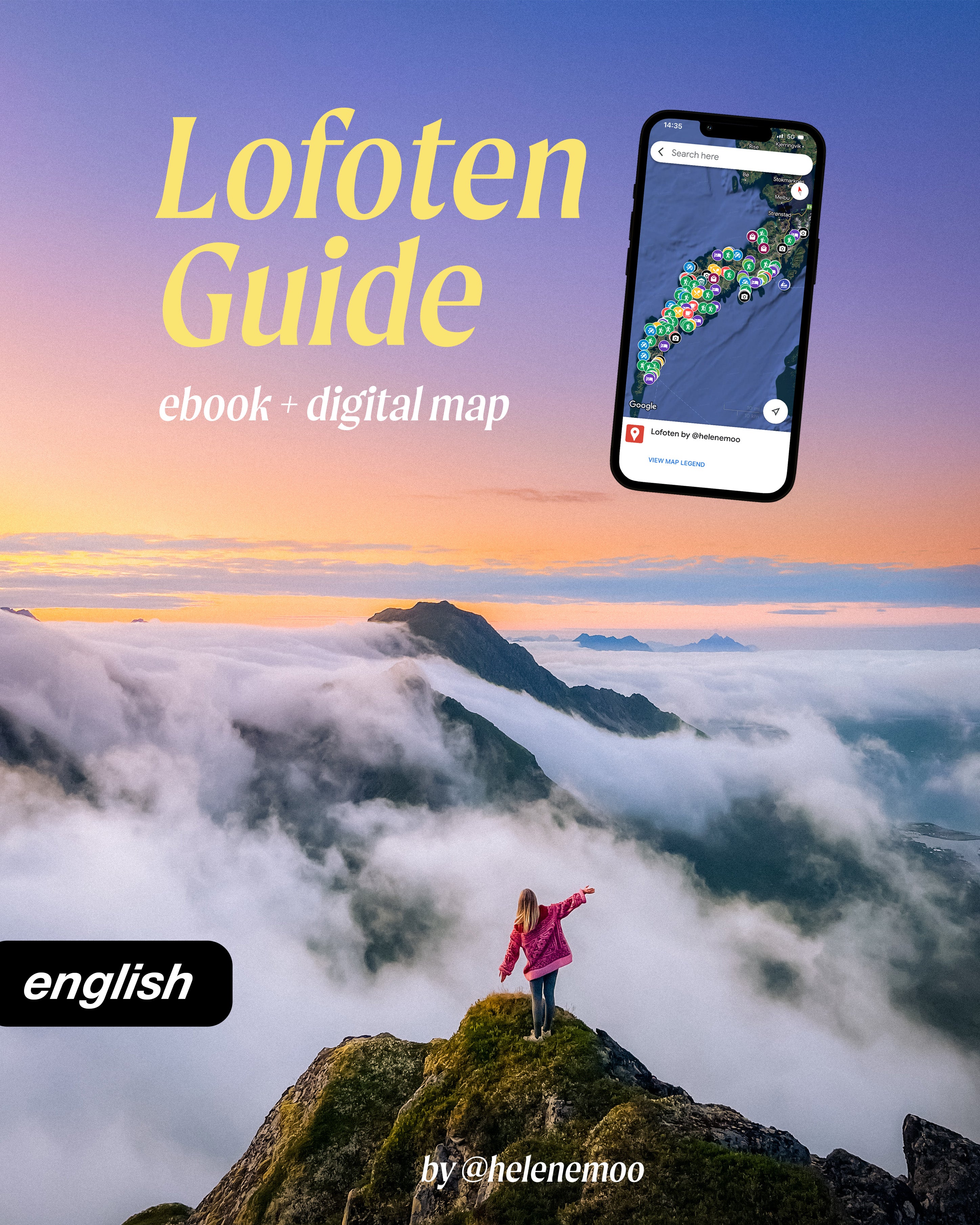 Lofoten Guide eBook + map (ENGLISH)