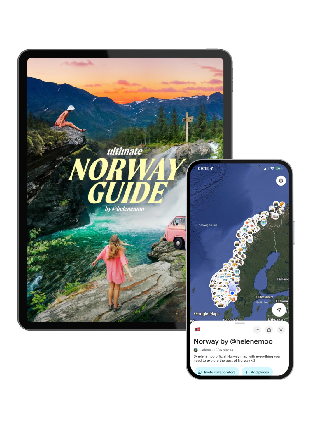 Norway Guide + Norway Map (bundle)